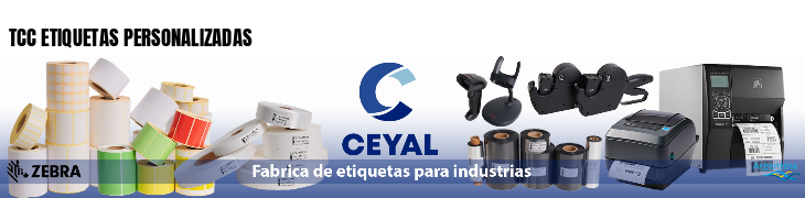 TCC ETIQUETAS PERSONALIZADAS