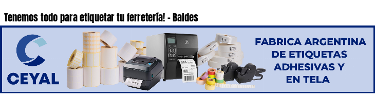 Tenemos todo para etiquetar tu ferretería! - Baldes