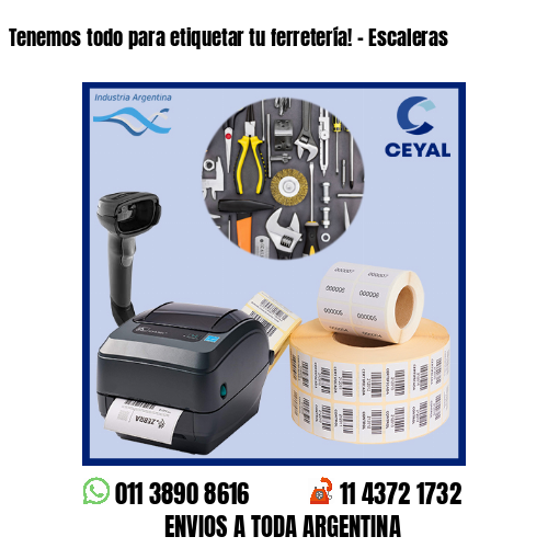 Tenemos todo para etiquetar tu ferretería! – Escaleras