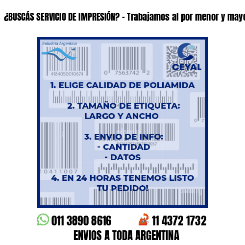 ¿BUSCÁS SERVICIO DE IMPRESIÓN? – Trabajamos al por menor y mayor