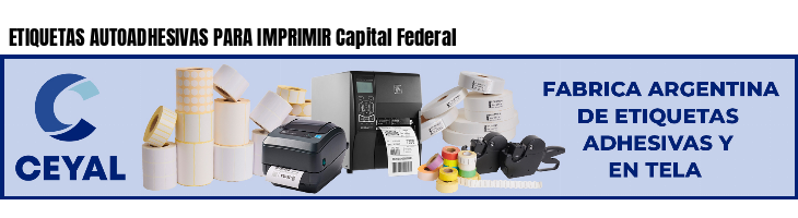 ETIQUETAS AUTOADHESIVAS PARA IMPRIMIR Capital Federal