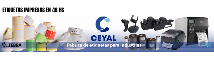 ETIQUETAS IMPRESAS EN 48 HS