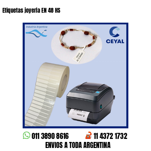 Etiquetas joyeria EN 48 HS