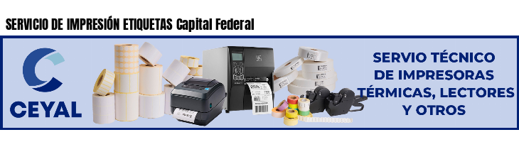 SERVICIO DE IMPRESIÓN ETIQUETAS Capital Federal 