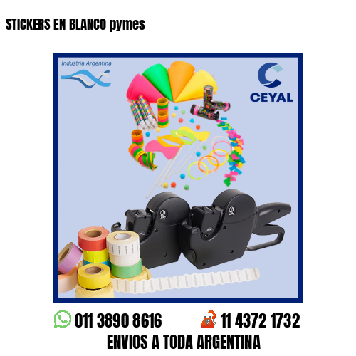 STICKERS EN BLANCO pymes