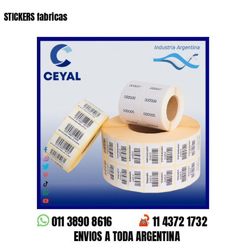 STICKERS fabricas