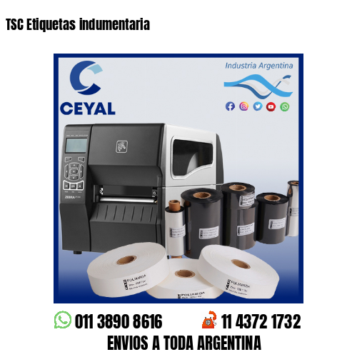 TSC Etiquetas indumentaria