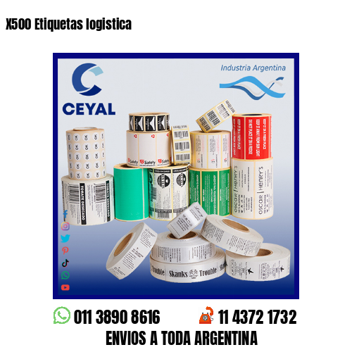 X500 Etiquetas logistica
