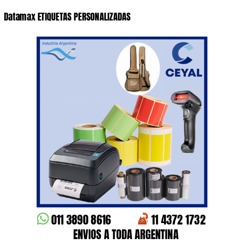 Datamax ETIQUETAS PERSONALIZADAS
