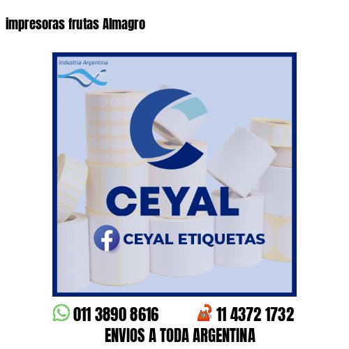 impresoras frutas Almagro