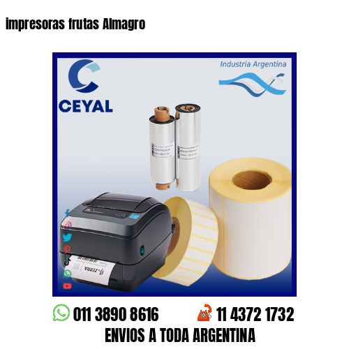 impresoras frutas Almagro