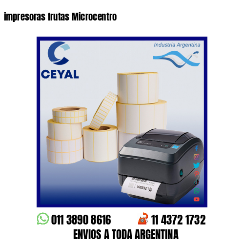 impresoras frutas Microcentro