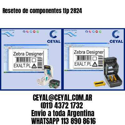 Reseteo de componentes tlp 2824