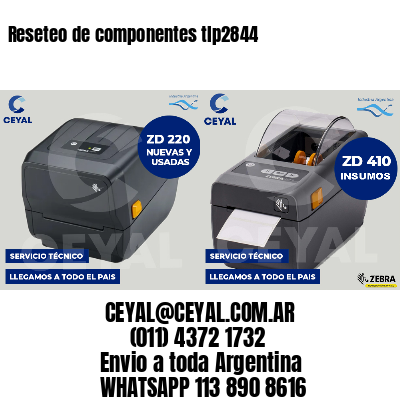 Reseteo de componentes tlp2844