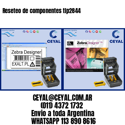 Reseteo de componentes tlp2844