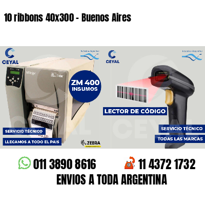 10 ribbons 40x300 - Buenos Aires