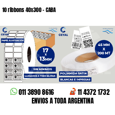 10 ribbons 40x300 - CABA