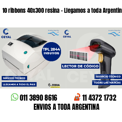 10 ribbons 40x300 resina - Llegamos a toda Argentina