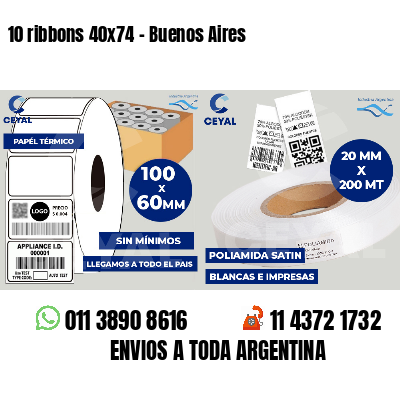 10 ribbons 40x74 - Buenos Aires