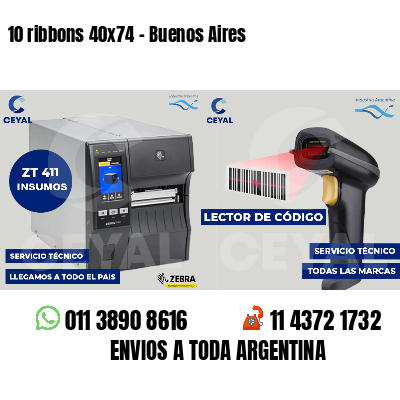 10 ribbons 40x74 - Buenos Aires