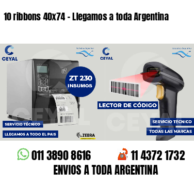 10 ribbons 40x74 - Llegamos a toda Argentina