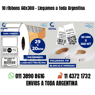 10 ribbons 60x300 - Llegamos a toda Argentina