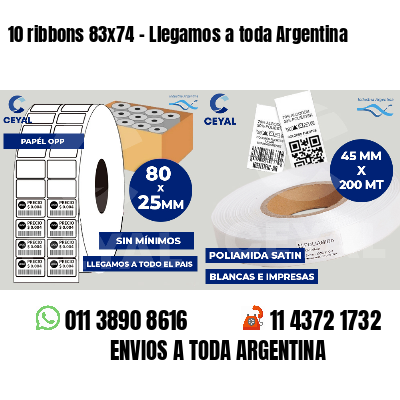 10 ribbons 83x74 - Llegamos a toda Argentina