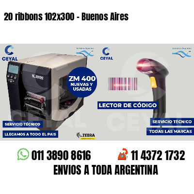 20 ribbons 102x300 - Buenos Aires