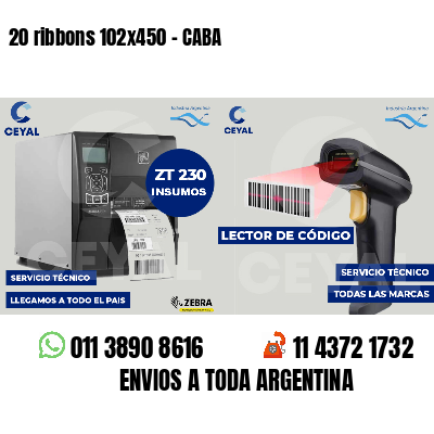 20 ribbons 102x450 - CABA