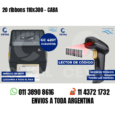20 ribbons 110x300 - CABA