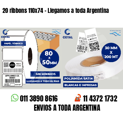 20 ribbons 110x74 - Llegamos a toda Argentina