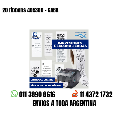 20 ribbons 40x300 - CABA