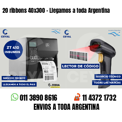 20 ribbons 40x300 - Llegamos a toda Argentina