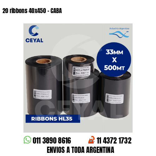20 ribbons 40×450 – CABA
