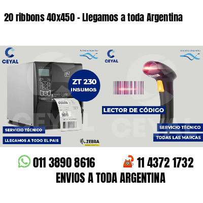 20 ribbons 40x450 - Llegamos a toda Argentina