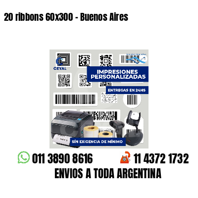 20 ribbons 60x300 - Buenos Aires