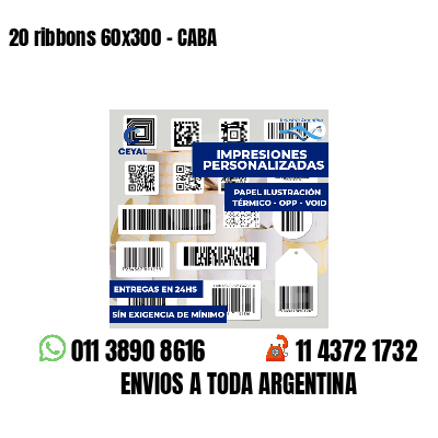 20 ribbons 60x300 - CABA