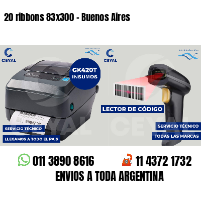 20 ribbons 83x300 - Buenos Aires