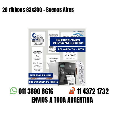 20 ribbons 83x300 - Buenos Aires