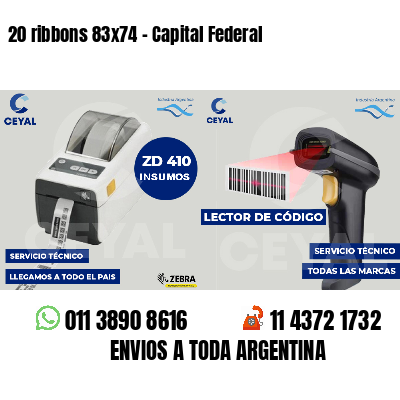 20 ribbons 83x74 - Capital Federal