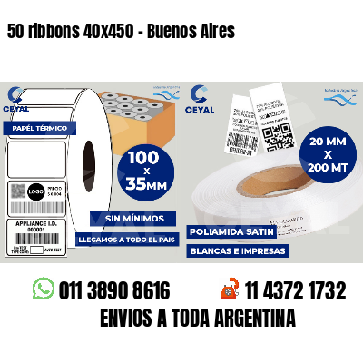 50 ribbons 40x450 - Buenos Aires