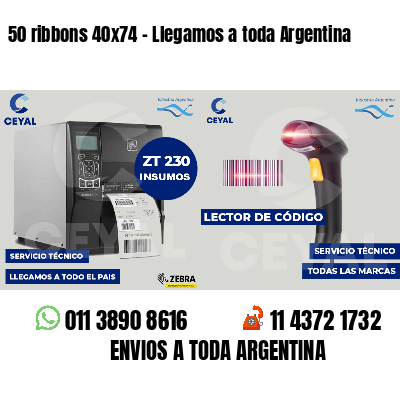50 ribbons 40x74 - Llegamos a toda Argentina