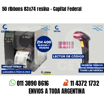50 ribbons 83x74 resina - Capital Federal