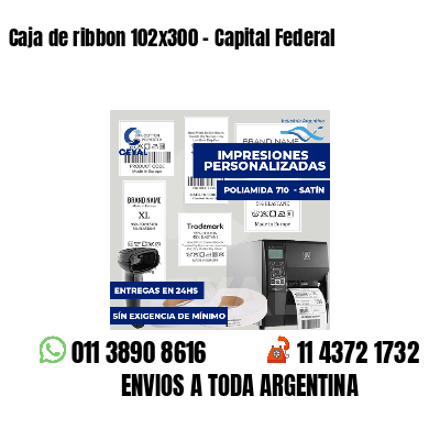Caja de ribbon 102x300 - Capital Federal