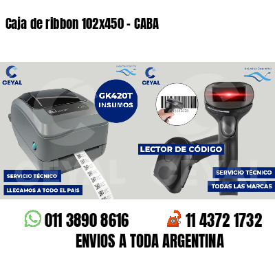 Caja de ribbon 102x450 - CABA