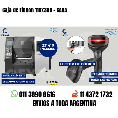 Caja de ribbon 110x300 - CABA