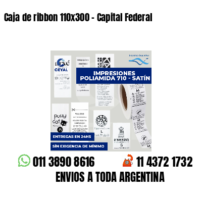 Caja de ribbon 110x300 - Capital Federal