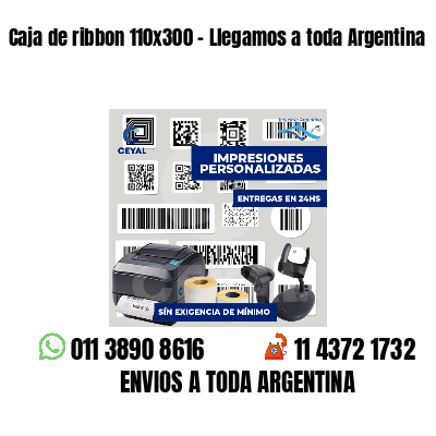 Caja de ribbon 110x300 - Llegamos a toda Argentina