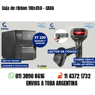 Caja de ribbon 110x450 - CABA