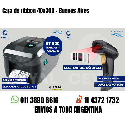 Caja de ribbon 40x300 - Buenos Aires